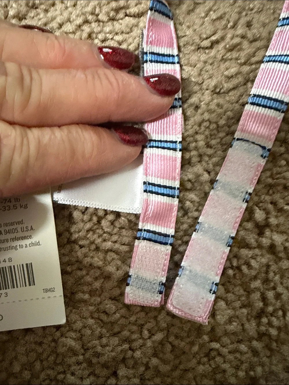 Janie and Jack special occasion boys Velcro bow tie NWT